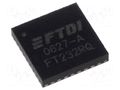 IC: interface; USB-UART; Full Speed; 3.3÷5.25VDC; reel; QFN32 FTDI FT232RQ
