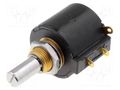 Potentiometer: shaft; multiturn; 10kΩ; 2W; ±3%; 6.35mm; linear; IP50 BOURNS 3549S-1AA-103A