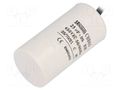 Capacitor: polypropylene; motors, run; 25uF; 450V; Ø42x82mm; ±5% SR PASSIVES CBB60H-25/450