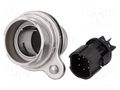 Connector: circular; socket; male; PIN: 6; 10A; 500V; Buccaneer 7000 BULGIN PXM7012/06P/ST