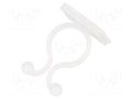 Cable clips; ØBundle : 13.8mm; polyamide; natural; UL94V-2 FIX&FASTEN FIX-KL-1
