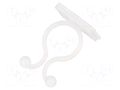 Cable clips; ØBundle : 13.8mm; polyamide; natural; UL94V-2 FIX&FASTEN FIX-KL-1