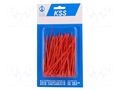 Cable tie; L: 100mm; W: 2.5mm; red; polyamide; 78.5N; 100pcs. KSS WIRING PB100-4RD