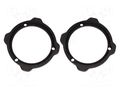 Spacer ring; MDF; 130mm; Audi; impregnated; 2pcs. BASSER D.MDF.AUDI07