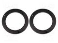 Spacer ring; MDF; 165mm; Audi; impregnated; 2pcs. BASSER D.MDF.AUDI08