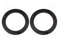 Spacer ring; MDF; 165mm; Audi; impregnated; 2pcs. BASSER D.MDF.AUDI08