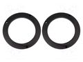 Spacer ring; MDF; 165mm; Audi; impregnated; 2pcs. BASSER D.MDF.AUDI08
