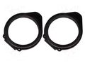 Spacer ring; MDF; 165mm; Opel; impregnated; 2pcs. BASSER D.MDF.OPEL04