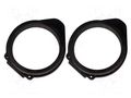 Spacer ring; MDF; 165mm; Opel; impregnated; 2pcs. BASSER D.MDF.OPEL04