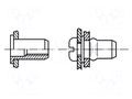 Rivet nuts; M5; steel; Plating: zinc; BN 4575; Ømount.hole: 7.1mm BOSSARD B5/3/BN4575