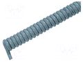 Wire: coiled; ÖLFLEX® SPIRAL 400 P; 7G0.75mm2; unshielded; PUR LAPP SP400P-7G0.75/1500