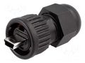 Connector: USB B mini; plug; Data-Con-X; for cable; straight SWITCHCRAFT DCC-USBNB-160