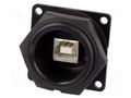 Adapter; socket; USB A socket-back,USB B socket-front; USB 2.0 SWITCHCRAFT DCP-USBBT-USBA