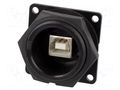 Adapter; socket; USB A socket-back,USB B socket-front; USB 2.0 SWITCHCRAFT DCP-USBBT-USBA