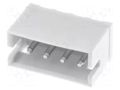 Connector: wire-board; socket; male; PIN: 4; ZH; 1A; 50V; vertical JST B4B-ZR