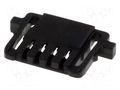 Connector: wire-board; plug; female; Pico-Lock; PIN: 4; 1mm; black MOLEX MX-503764-0401