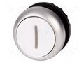 Switch: push-button; 22mm; Stabl.pos: 2; white; none; IP67; flat EATON ELECTRIC M22-DR-W-X1
