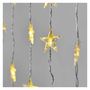 LED Christmas curtain – stars, 120x90 cm, indoor, warm white, timer, EMOS DCGW01 8592920093481
