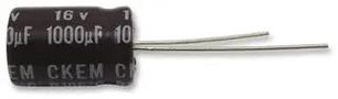 CAP, 470┬╡F, 50V, 20% 477CKE050M