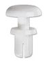 SNAP RIVET, NYLON 6, 3.1MM, WHITE, PK100 TRSR 3145 W