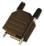BACKSHELL, PLASTIC, VERTICAL, BLK, 9WAY MC-DPPK9-K