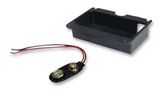BATTERY COMPARTMENT, BLACK, PP3 CHHBAT1BK