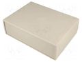 Enclosure: with panel; X: 250mm; Y: 180mm; Z: 75mm; ABS; grey; IP43 COMBIPLAST CP-2095M