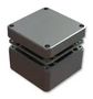 ENCLOSURE, ALU, 125X125X80MM, IP68 486-121208-68