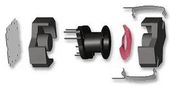 COIL FORMER, RM 10, 1 SECTION, 12 PIN B65814N1012D001