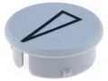 Cap; with pointer; polyamide; grey; -20÷70°C RITEL G21ZWM-G