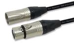 XLR MALE, XLR FEMALE, 5WAY, BLACK, 5M 401-028-001