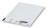 WIRE MARKER, 53.7MM, WHITE, PK10 0828806.