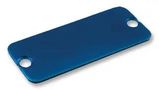 END PLATE, ALUMINIUM, BLUE, ENCLOSURE 1455KALBU-10