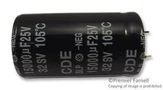 CAP, 15000┬╡F, 25V, ALU ELEC, SNAP IN SLP153M025C4P3