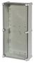 ENCLOSURE, PC, GRY, CLR LID, 560X280X130 PC 5628 13 T-3FSH ENCL.