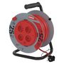 PVC Extension Cord Reel, fixed core – 4 sockets, 25m, 1.5mm2, EMOS P19425P 8595025384850