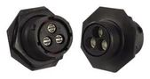 CONNECTOR, CIRCULAR, RCPT, 3POS, PANEL UTS7142G1S