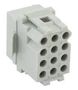 RECTANGULAR POWER HOUSING, RCPT, PANEL SMS12R3