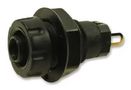 BANANA JACK, SOLDER, BLACK FCR14460