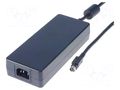Charger: for rechargeable batteries; acid-lead; 10A; 60÷160Ah MEAN WELL GC160A12-R7B