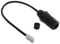 IP68 RJ45 CATEGORY 6A RATED FEED-THROUGH CABLE GLAND WITH 12" RJ45 CABLE CG-C6A-MF