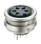 CHASSIS SOCKET ACC. TO IEC 61076-2-106, IP 68, WITH THREADED JOINT, FOR PRINTED CIRCUIT BOARDS, FOR FRONT MOUNTING 23AH4134 0306 07-1