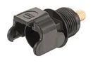 HEAVY DUTY HOOD, 1 LEVER, SCREW, BLK 09930010101