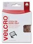 STICK ON COIN, HOOK ONLY, WHITE, 19MM VEL-EC60233
