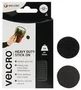 HD STICK ON COIN, BLACK, 45MM X 6 SETS VEL-EC60248