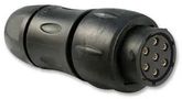 CONNECTOR, CIRCULAR, PLUG, 10POS, CABLE UTS6JC1210S