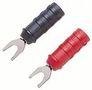 ADAPTOR, SPADE LUG-BANANA JACK, 15A, RED 1614A-2