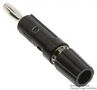 ADAPTOR, BINDING POST-BANANA PLUG, BLACK 2894-0