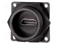 Connector: HDMI; socket; Data-Con-X; THT; IP67,IP68 SWITCHCRAFT DCP-HDMIB-HD