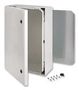 ENCLOSURE, CABINET, POLYCARBONATE, GREY ARCA 604021
